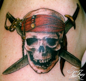 Pirate Skull tattoo