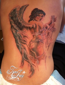 Royo tattoo first session