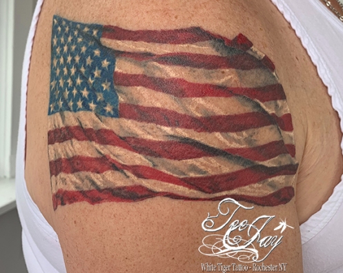 americanflagtattoo